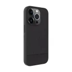 iLike Apple iPhone 14 Pro Plastic Leather Back Cover Black