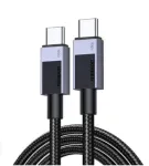 UGREEN USB-C 2.0 Vyri&scaron;kas į USB-C 2.0 Vyri&scaron;ką 5A Duomenų Laidas 1M (45063) Juodas