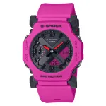CASIO G-Shock GA-2300-4AER Moteri&scaron;kas analoginis-skaitmeninis laikrodis, 42,1 mm, oranžinė derva