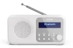 Sharp DR-P420(WH) Tokyo ne&scaron;iojamasis skaitmeninis radijas, DAB, DAB+, FM, 2 W