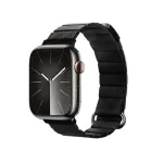 Crong Eclipse Odinė Magnetinė Apyrankė Apple Watch 44/45/46/49 mm (Juoda)