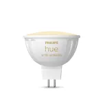Philips Hue White Ambiance MR16 i&scaron;manioji LED prožektorinė lemputė, GU5.3, 12 V, 5,1 W, 400 lm, nuo &scaron;iltos iki &scaron;altos baltos &scaron;viesos, pritemdoma