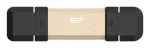 Silicon Power DS72 1 TB ne&scaron;iojamasis SSD, USB 3.2 Gen 2, USB-A/USB-C, auksinis