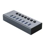 ORICO BT2U3-7AB 7-Port USB 3.0 Hub su atskirais jungikliais - Pilka