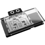 Alphacool Core RX 9070 XT Aorus Elite vandeninis vaizdo plok&scaron;tės au&scaron;intuvas su galine plok&scaron;te, skaidrus/chromas (14780)