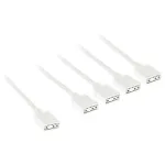 ARGB skirstytuvas Kolink PGW-AC-KOL-157 30 cm baltas 3-pin 5V ARGB jungtims