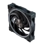 Akasa SOHO AR AK-FN108 120 mm kompiuterio korpuso ventiliatorius su ARGB, juodas