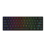 SAVIO BLACKOUT X2 mechaninė klaviatūra, Outemu Blue jungikliai, hot swap, laidinė USB, su ap&scaron;vietimu, juoda