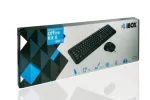 iBox OFFICE KIT II klaviatūra ir pelė USB QWERTY anglų juoda