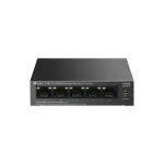 Nevaldomas komutatorius TP-LINK LS105P, 5x Fast Ethernet (10/100) prievadai, 4x PoE prievadai, 1 Gbit/s perjungimo talpa, be ventiliatoriaus, juodas
