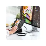 Satechi ST-YTB5100K Thunderbolt 5 Pro USB-C&ndash;USB-C kabelis, 1 m, juodas