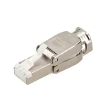 Extralink CAT6A RJ45 jungtis be įrankių &ndash; UTP 8P8C auksuota 10Gbps Ethernet ki&scaron;tukas