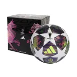 adidas UCL 25/26 finalo lygos dėžutė futbolo kamuolys 4 dydis violetinė/balta