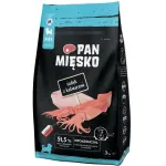 Pan Mięsko sausas &scaron;unų ėdalas su kalakutu ir kalmaru &scaron;uniukams, vidutinio dydžio granules, 3 kg