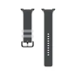 Samsung Misty Band (M/L), skirtas Galaxy Watch9 (Watch8) &ndash; juodas fluoroelastomerinis i&scaron;maniojo laikrodžio dirželis