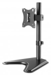 Stalinis laikiklis monitoriui MANHATTAN 10&ndash;27 colių Tilt/Swivel/Rotation VESA 75&times;75&ndash;100&times;100 Maks. 7 kg Juodas