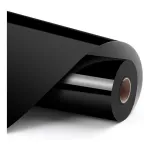 LOKLiK nuolatinio lipniojo vinilo plėvelė, blizgi juoda, 30,5 x 180 cm (12 inch x 6 pėdų) &ndash; 1 ritinys