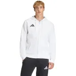 adidas Entrada 26 pilno užtrauktuko gobtuvas vyrams, baltas KF5943 XL