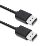 Qoltec DisplayPort v1.2 laidas, vyras į vyrą, 1,8 m, juodas, 4K 60Hz