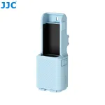 JJC 2-in-1 apsauginis dėklas ir magnetinis laikiklis, skirtas DJI Osmo Pocket 4 / 3 - mėlynas
