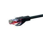 DSIT CAT6 U/UTP tinklo kabelis 20 m juodas, 100% varis (DC-60-200)