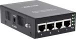 InLine 32304H 4 prievadų PoE+ 10Gigabit įpur&scaron;kimo &scaron;akotuvas, metalinis, be ventiliatoriaus, 120W biudžetas