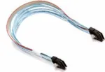 Supermicro CBL-SAST-1259LP-85 Mini SAS HD (SFF-8643) į 4x SATA vidinis kabelis, 85 cm, 12Gbps