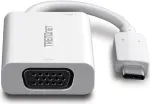 TRENDnet TUC-VGA2 USB-C į VGA adapteris &ndash; 1920x1200 @ 60Hz, juodas