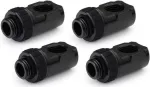Alphacool Apex Grip 90&deg; rotacinis adapteris G1/4 i&scaron;orinė į vidinę, juodas, 4 vnt. 14932