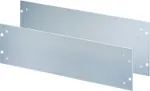 SCHROFF 19 colių priekinis skydas 2U anoduotas aliuminis aklasis skydas 40304051