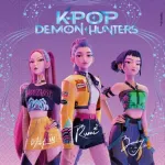 Procos K-Pop Demon Hunters 2 sluoksnių popierinės servetėlės, 20 vnt., 33x33 cm (98641)