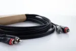 Cordial 14835 RCA audio kabelis 1m juodas Twin PVC