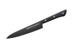 SAMURA Shadow universalus peilis 150mm AUS-8 nerūdijantis plienas juodas