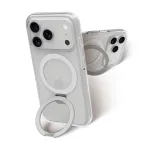 dbramante1928 Iceland Ultra D3O MagSafe dėklas su atrama Apple iPhone 18 Pro / 17 Pro, permatomas