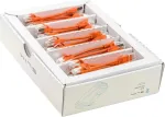 Wirewin SLIM-LS-K6A Cat6a U/FTP Ethernet tinklo kabelis, 0,1 m, oranžinis, 50 vnt. paketas