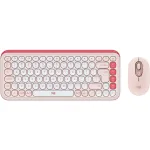 Logitech POP Icon Combo - Belaidis klaviatūros ir pelės rinkinys - Bluetooth LE - QWERTY - JAV tarptautinis - rožinė, &scaron;viesiai balta (920-013142)