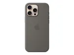 Silicone dėklas su MagSafe, iPhone 16 Pro Max, Stone Gray