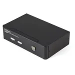 StarTech.com 2 prievadų USB HDMI KVM jungiklis su garsu ir USB 2.0 &scaron;akotuvu
