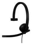 Logitech H570e ausinės &ndash; ant ausies, laidinės, USB-C, sertifikuotos Microsoft Teams (981-001427)