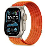 Tech-Protect Nylon Sport nailoninis dirželis Apple Watch 44/45/46/49 mm laikrodžiams, oranžinės spalvos