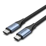 Vention USB4 Gen 3x2 USB-C į USB-C laidas 1 m, 5A, aliuminio lydinys, medvilninis pynimas
