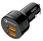 Automobilinis greitasis įkroviklis CC-T8 2xUSB 3.0 6A 36W + micro USB laidas 1m