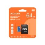 ADATA 64GB microSDHC Class 10 UHS-I atminties kortelė