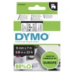 DYMO Autenti&scaron;kos D1 etiketės | Juodas spaudinys ant skaidrios juostos | 9 mm x 7 m | Lipnios etiketės LabelManager etikečių spausdintuvams | Pagaminta Europoje