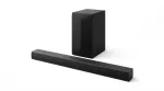 LG S60T Juoda 3.1 kanalo garso juosta su belaidžiu žemų dažnių garsiakalbiu, 340W RMS, Bluetooth 5.3, HDMI ARC, optinis įėjimas, USB
