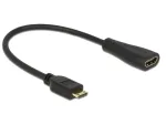 HDMI kabelis DeLOCK 0,23 m mini-HDMI / HDMI
