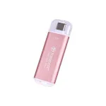 SSD diskas Transcend 512 GB i&scaron;orinis USB Type-C ESD300 rožinis