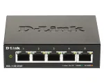 D-Link DGS-1100-05V2/E valdomas L2 Gigabit Ethernet 5 prievadų komutatorius juodas