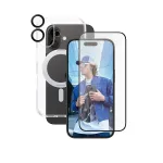 PanzerGlass CARE by &reg; 3-in-1 Ceramic Bundle iPhone 16