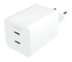 Maitinimo adapteris Zagg 50W 2x USB-C baltas &mdash; Zagg mophie essentials